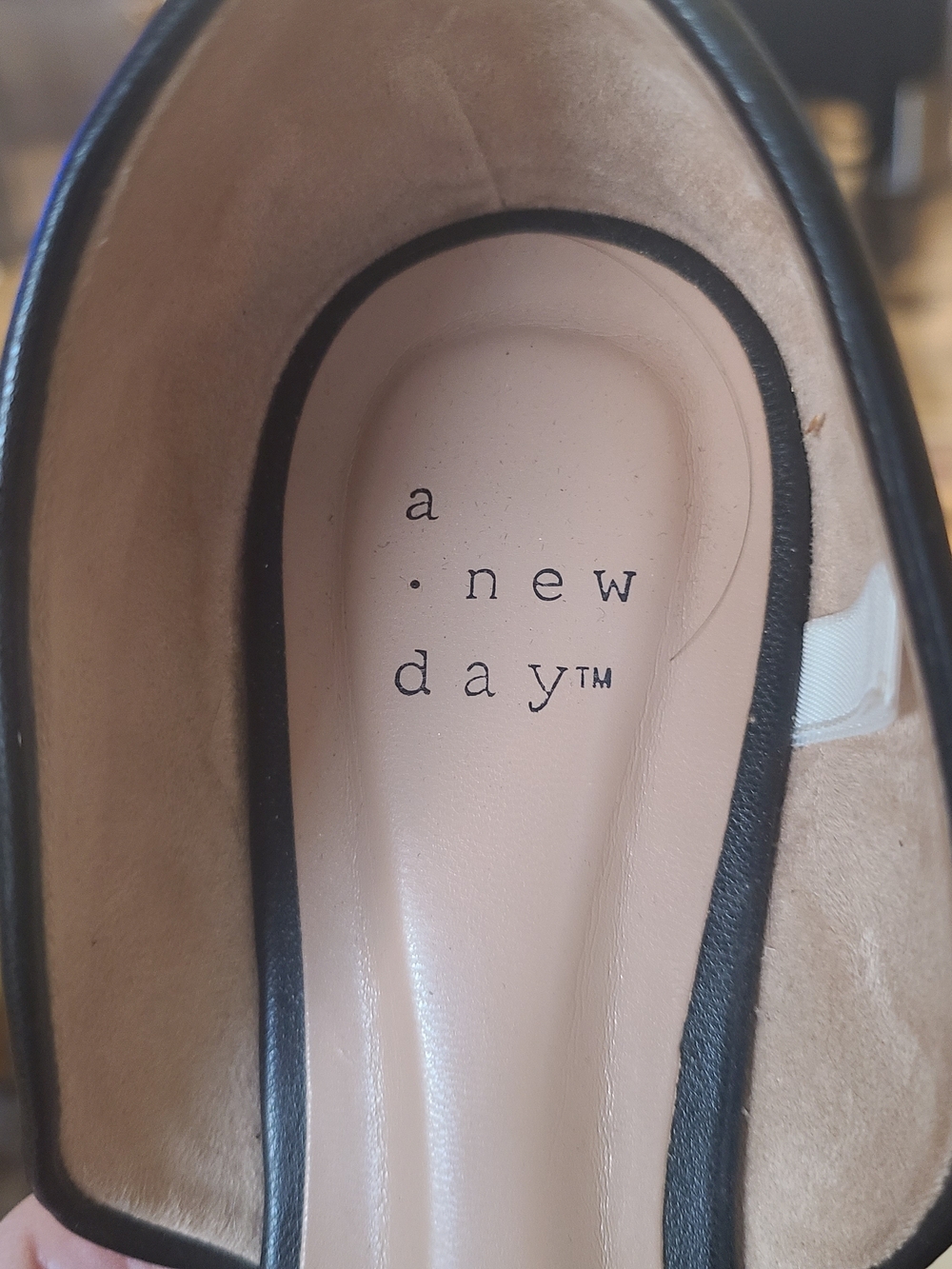 a new day Black Pointed D'Orsay Flats - Women's - Picture 3 of 4